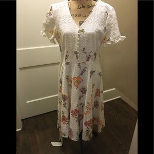 Alex Marie Broderie Dress